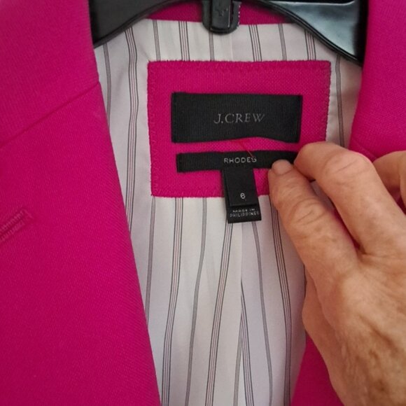 JCrew Rhoades Jacket/Blazer Fuscha Ponk. Sz6 Gorgeous Like New - Picture 3 of 12
